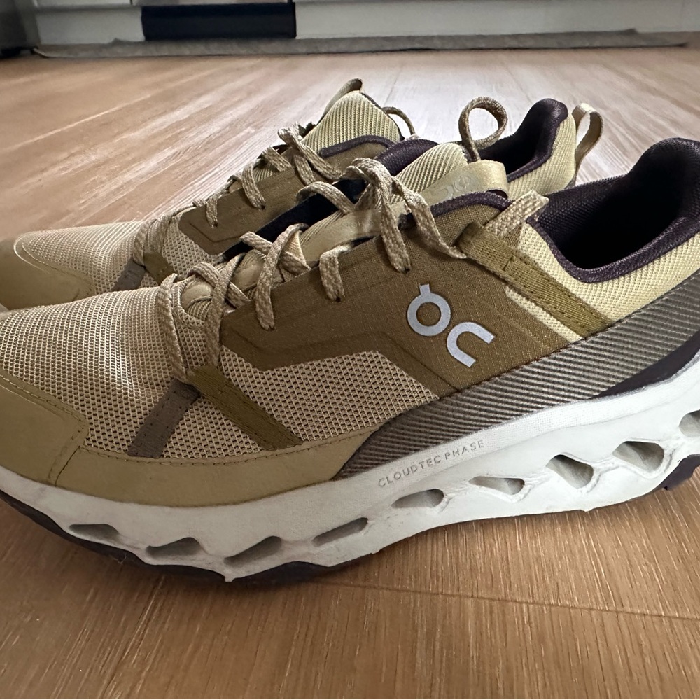 On Cloudace Trail Sneakers in Olive/Tan: Worn 5x - Picture 2 of 6